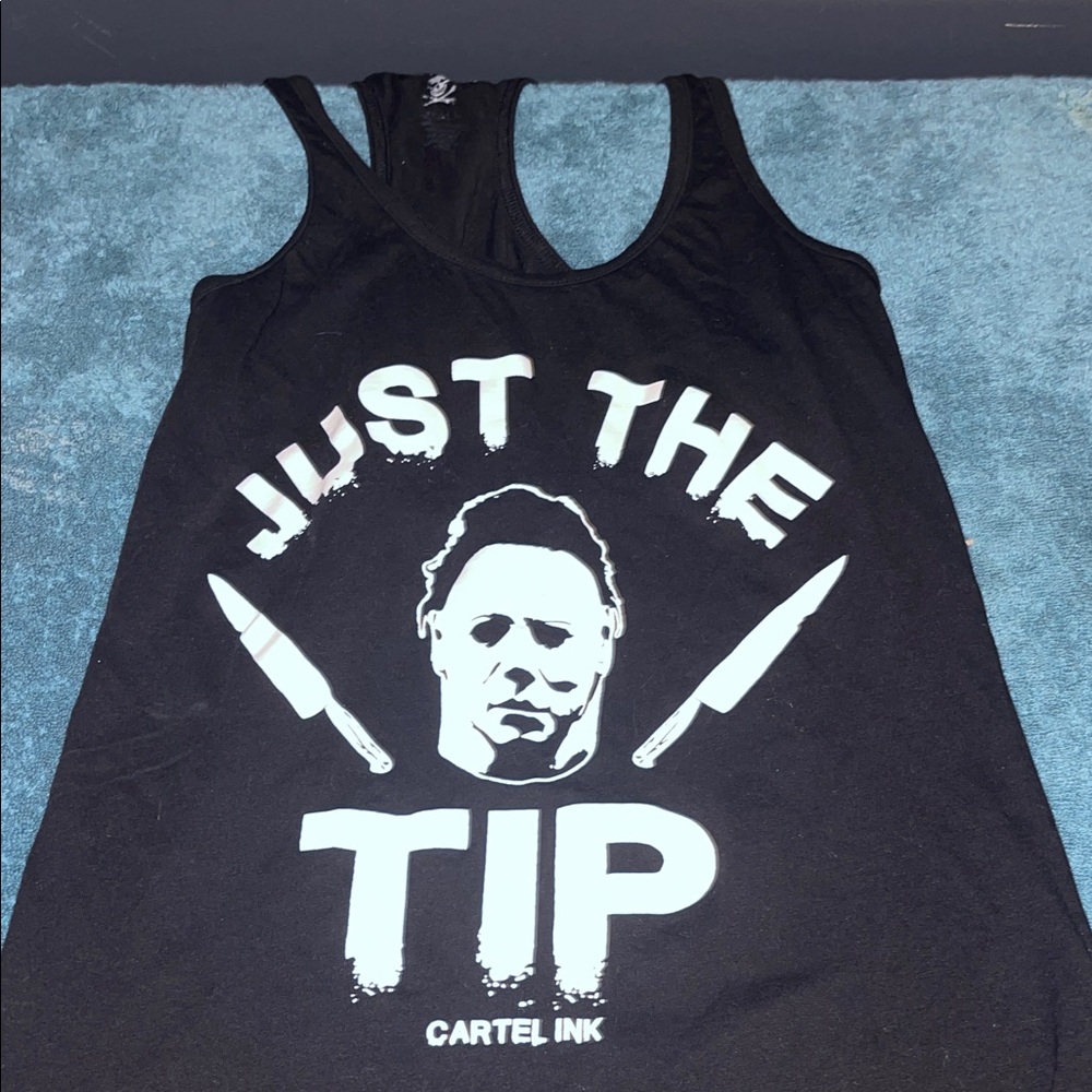 Cartel Ink Black Graphic Tank Top